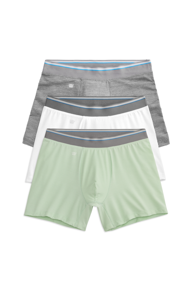 3-Pack AIRKNITˣ Boxer Briefs in Morning Mist
