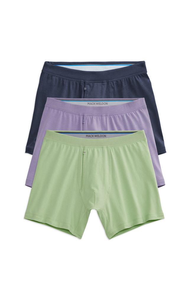 3-Pack SILVER Boxer Briefs