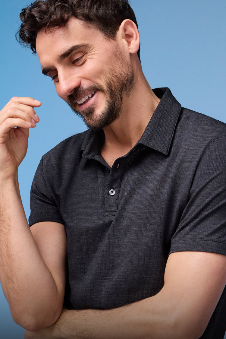 Man wearing Mack weldon Polo