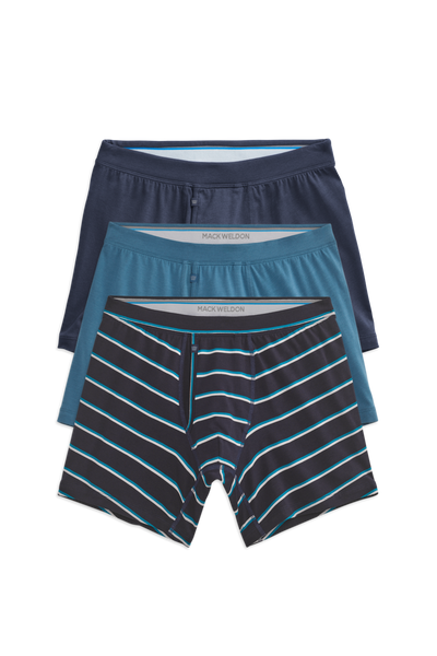 3-Pack SILVER Boxer Briefs