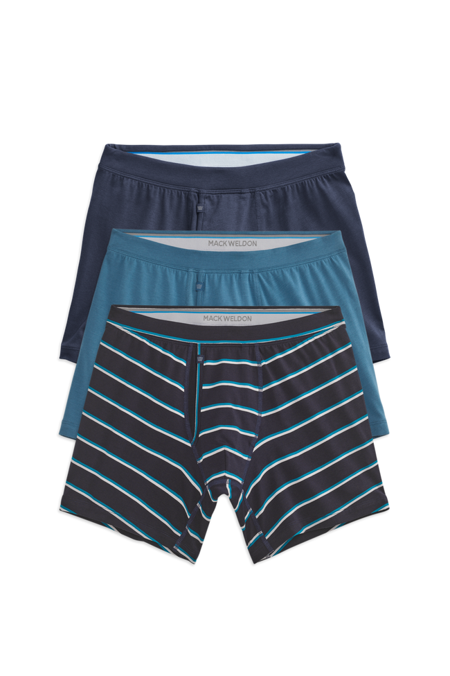 3-Pack SILVER Boxer Briefs