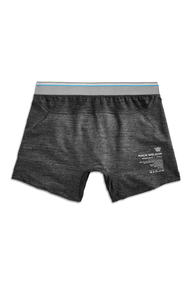 Mack Weldon Men's AIRKNITx Trunk 3'' Underwear (Shamrock Heather Green)