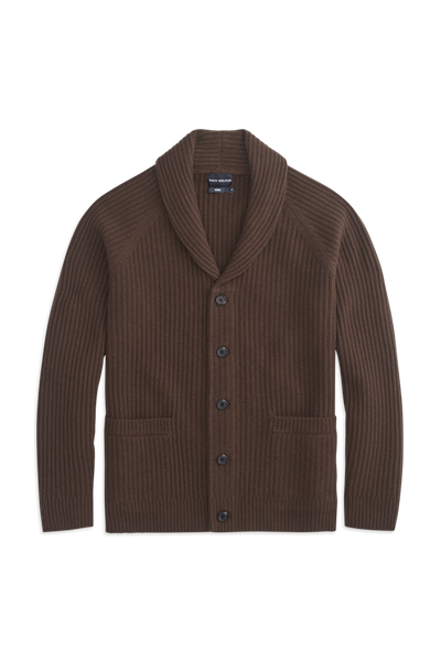 Merino Fisherman Stitch Cardigan