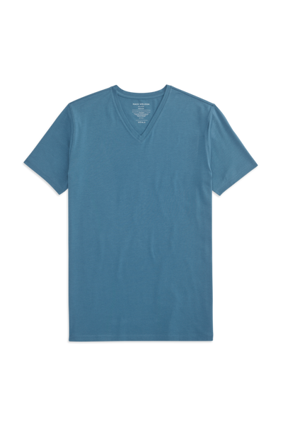 SILVER V-Neck T-Shirt