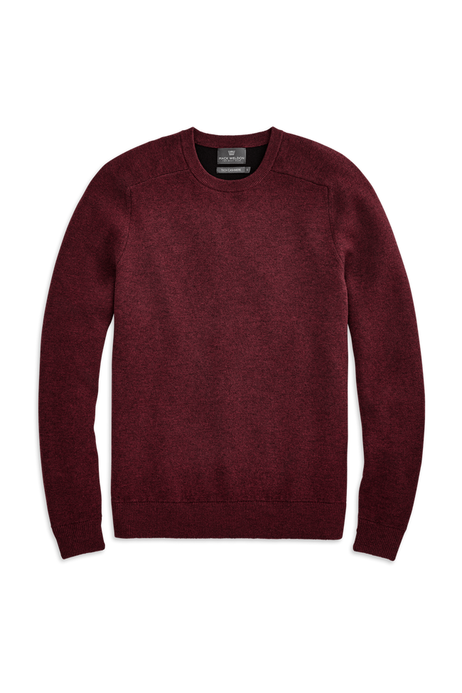 Tech Cashmere Crew Neck Sweater