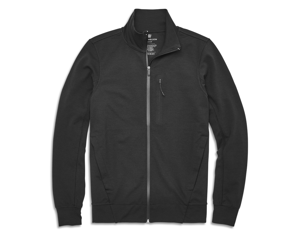 jacket black fleece