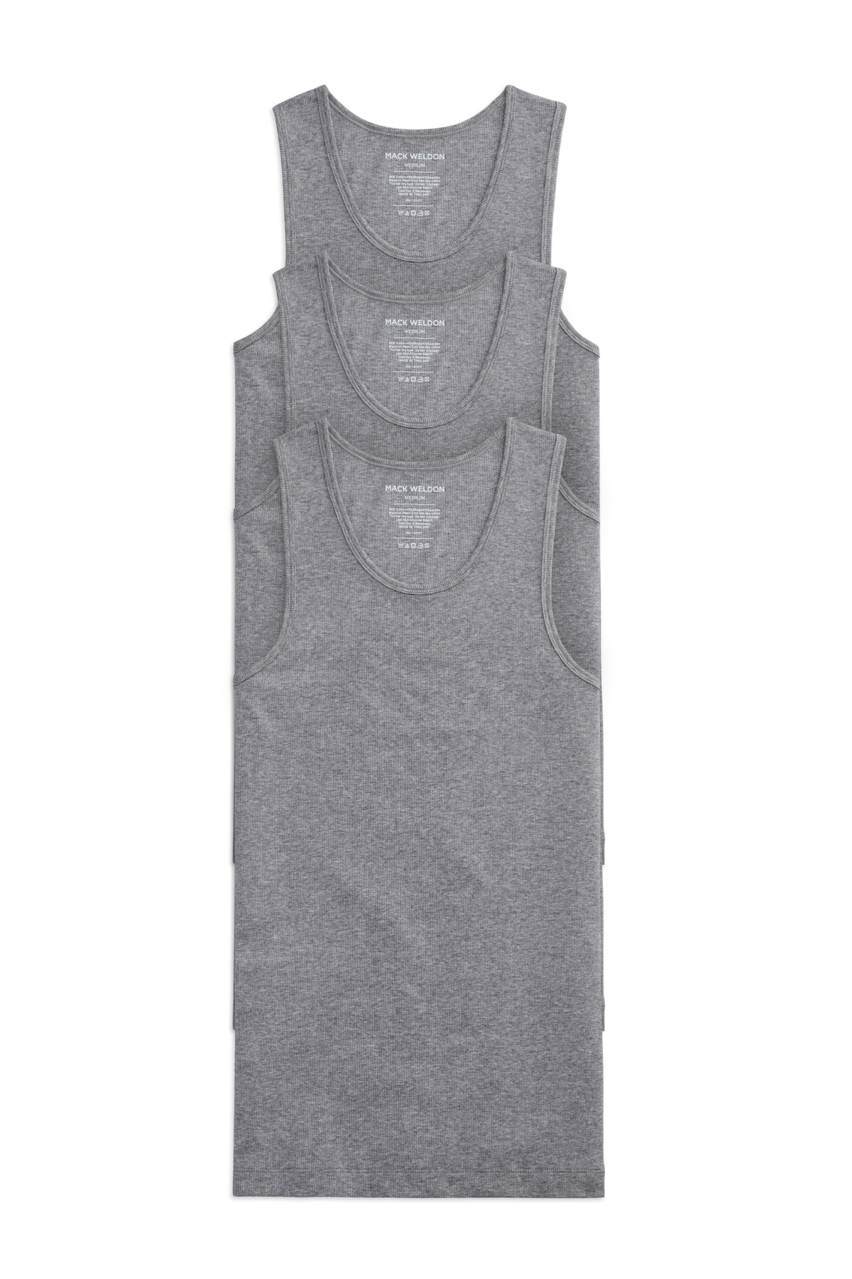 3-Pack 18-Hour Rib Tank Undershirts | Mack Weldon