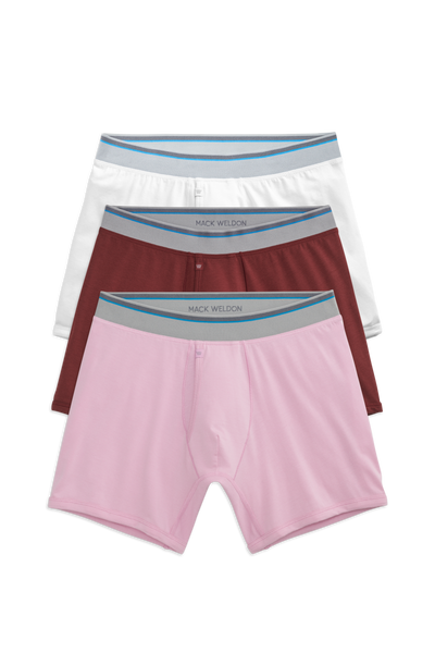 Front view of 3 pack 18-Hour Jersey Boxer Brief in Love Me Do
