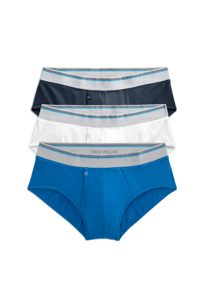 Front view of 3 pack 18 hour jersey brief in cloud cover