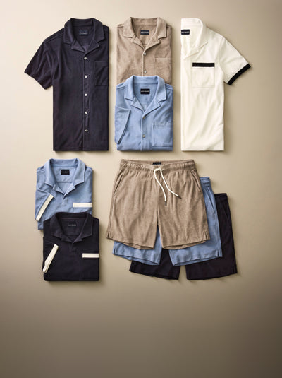 Collection of laydowns of all the product from the new Summer Travel collection.