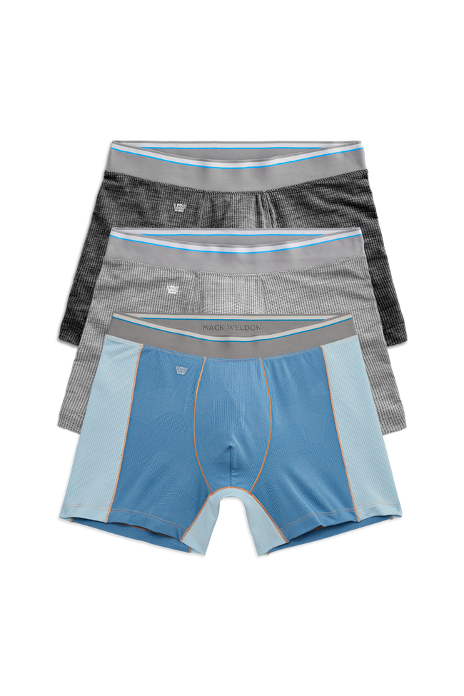 3 pack Airknitx Boxer Brief in Crystal Clear