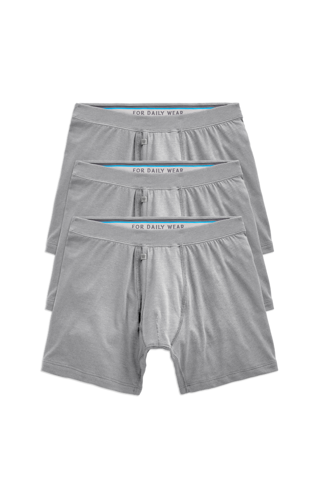 3 pack SILVER Boxer Brief in Monument