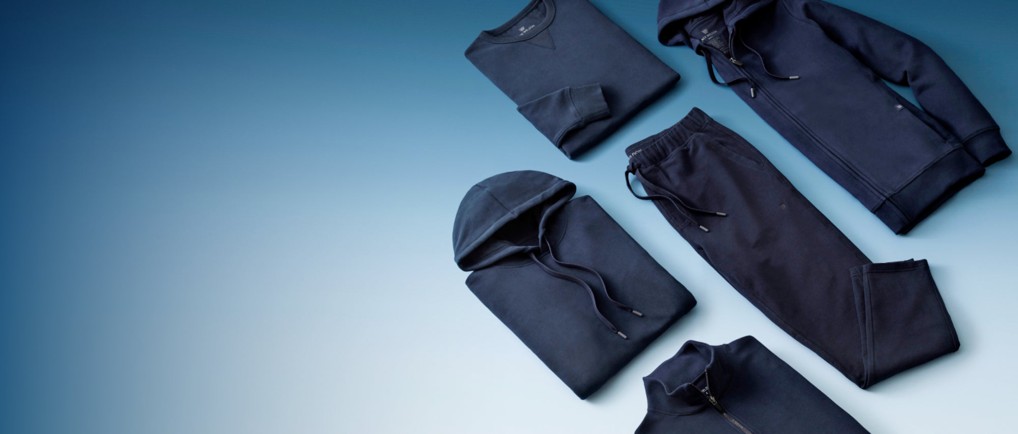 Laydowns of Mack Weldon apparel