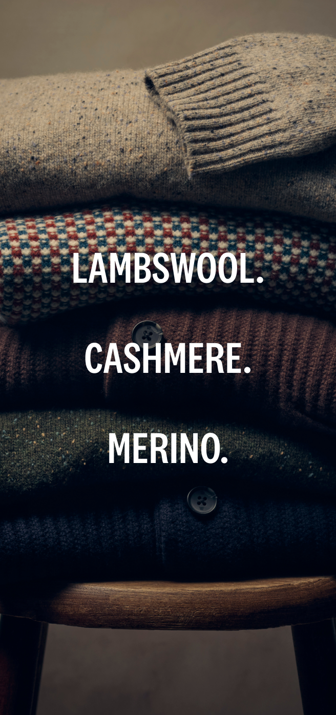 Lambswool. Cashmere. Merino