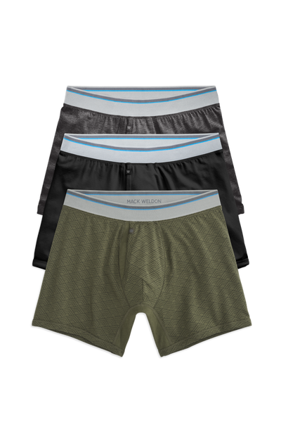 Front view of 18-Hour Jersey Boxer Briefs in Roaring 20s