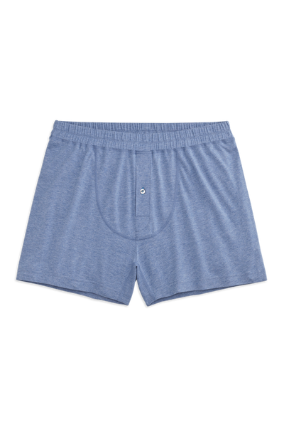 Front view of an 18-Hour Knit Boxer in Desert Spring Heather 