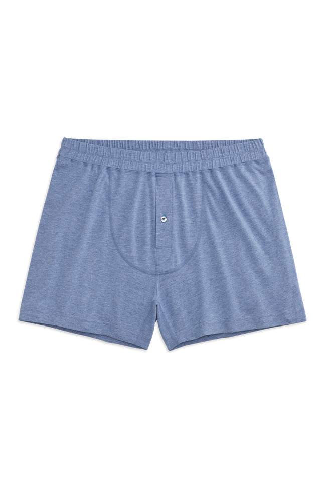 Front view of an 18-Hour Knit Boxer in Desert Spring Heather 