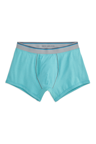 Front view of 18 hour trunk in Nile Blue