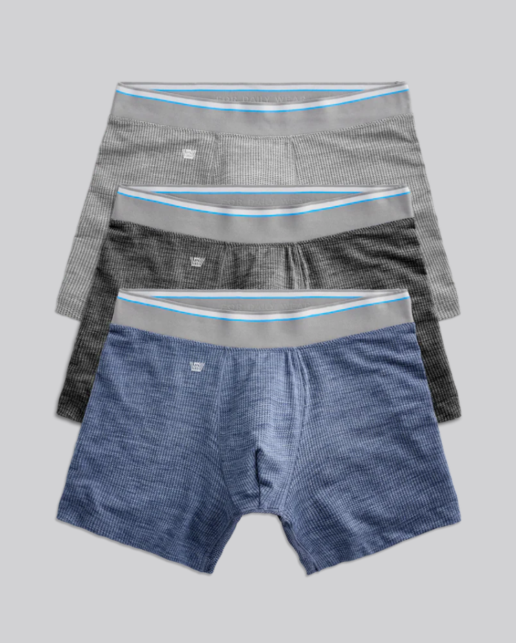 Layout of 3 mack weldon underwear