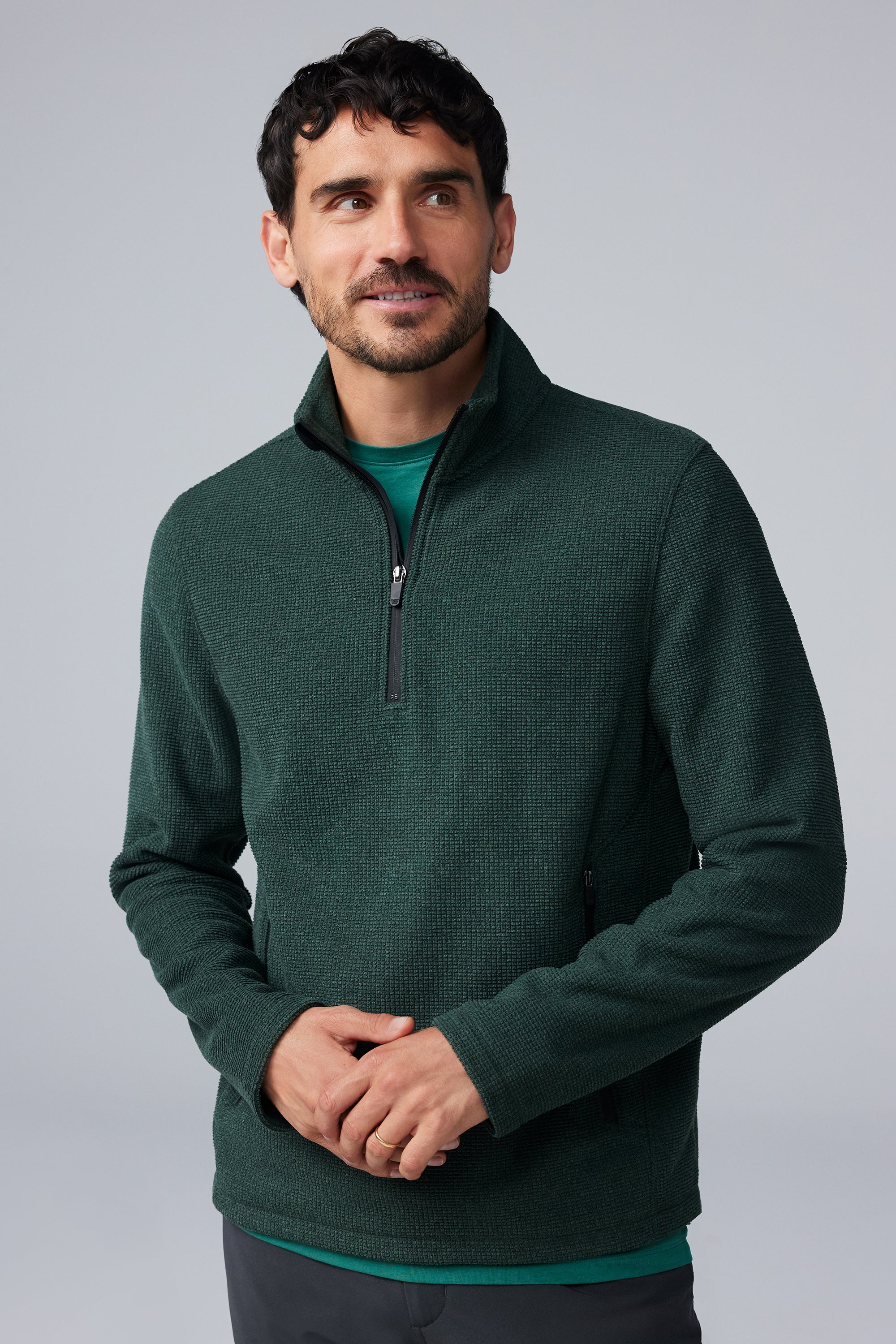 Mack Weldon Latitude Fleece Quarter-Zip | Cozy Layering Pullover