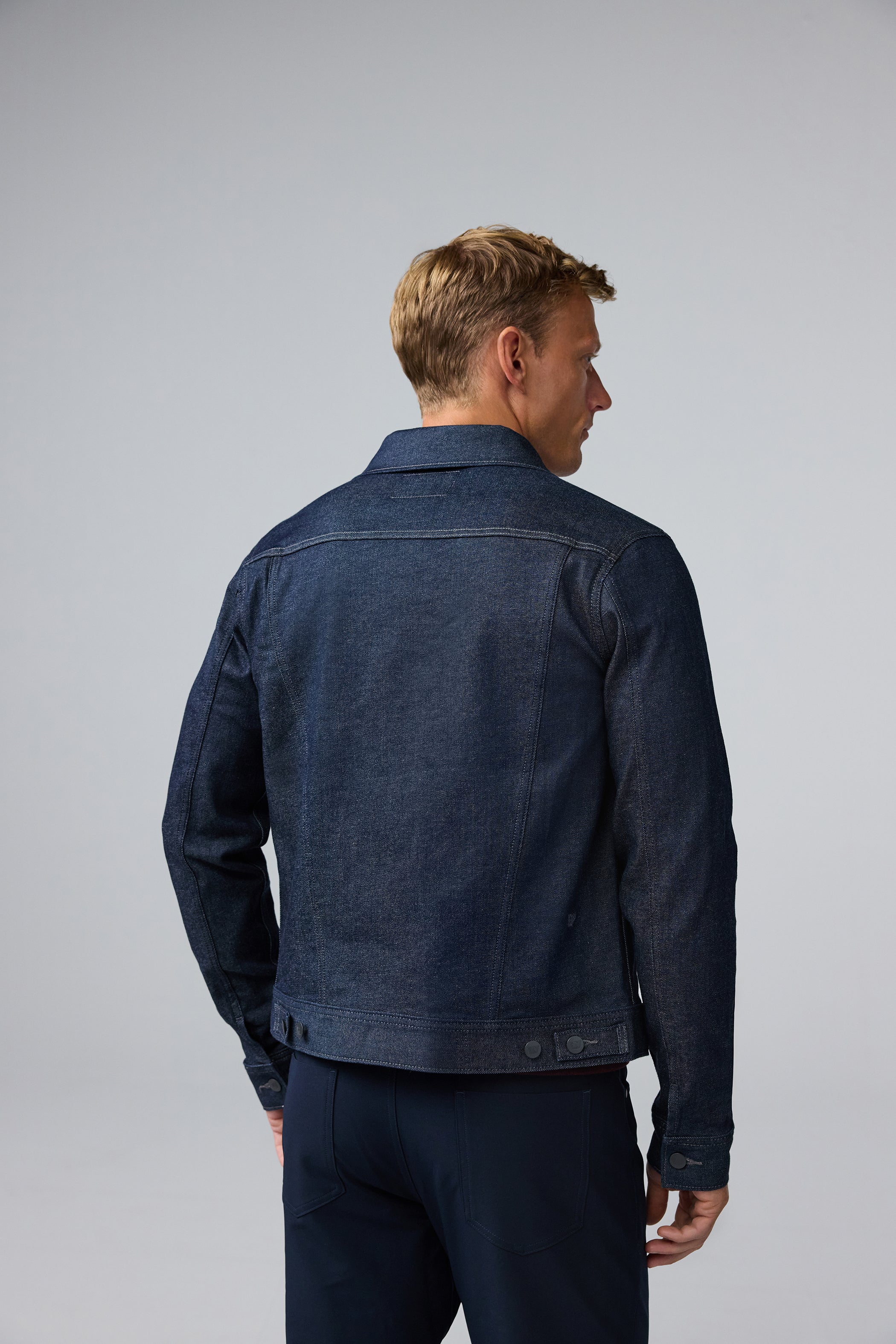 Mack Weldon SILVER Denim Jacket | Odor-Resistant Classic Layer