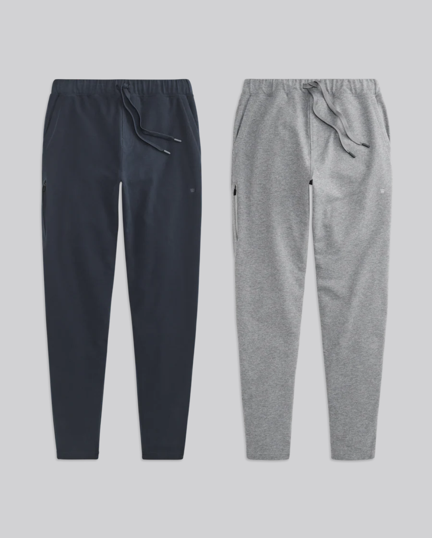 Front view of 2-Pack ACE Sweatpant in Total Eclipse / Grey Heather