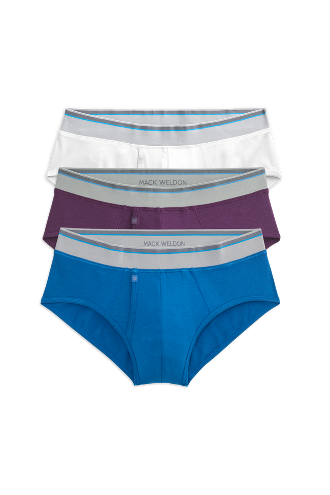 Front view of 3-Pack 18-Hour Jersey Briefs in Cookout.