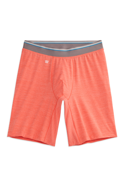 Front view of Airknitx 8 Boxer Brief in Sunrise Heather