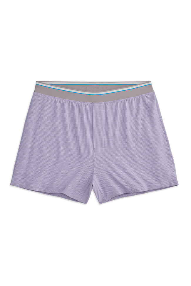 Front view of Airknitx Knit Boxer in Daybreak Heather