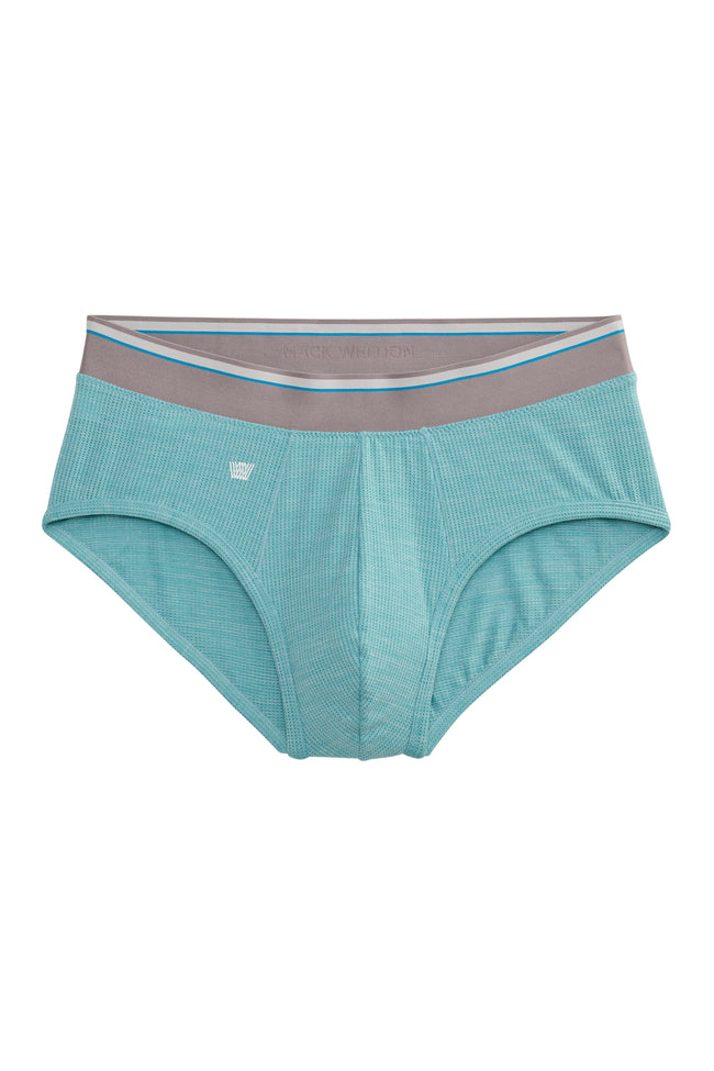 Front view of Airknitx Brief in Porcelain Heather
