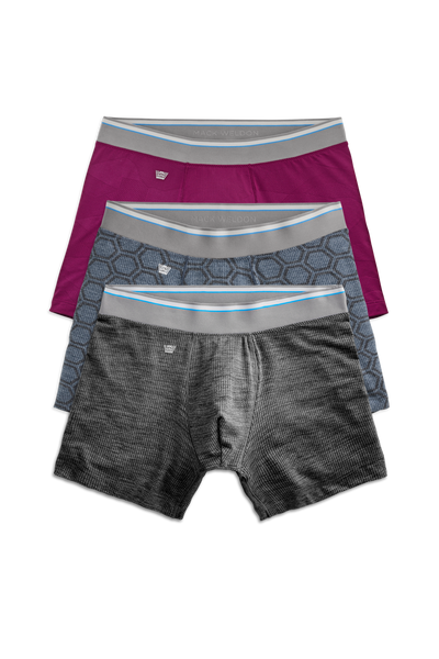 Spellbound | Front view of 3-Pack AIRKNITˣ Boxer Briefs in Spellbound