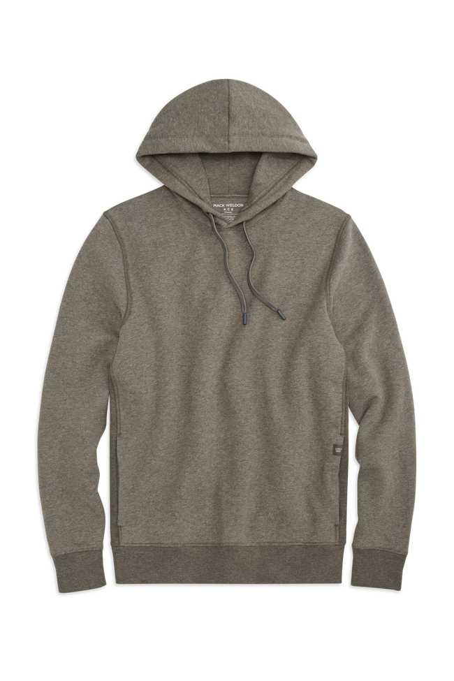Sage Heather | Front view of Ace Pullover Hooded Sweatshirt in Sage Heather