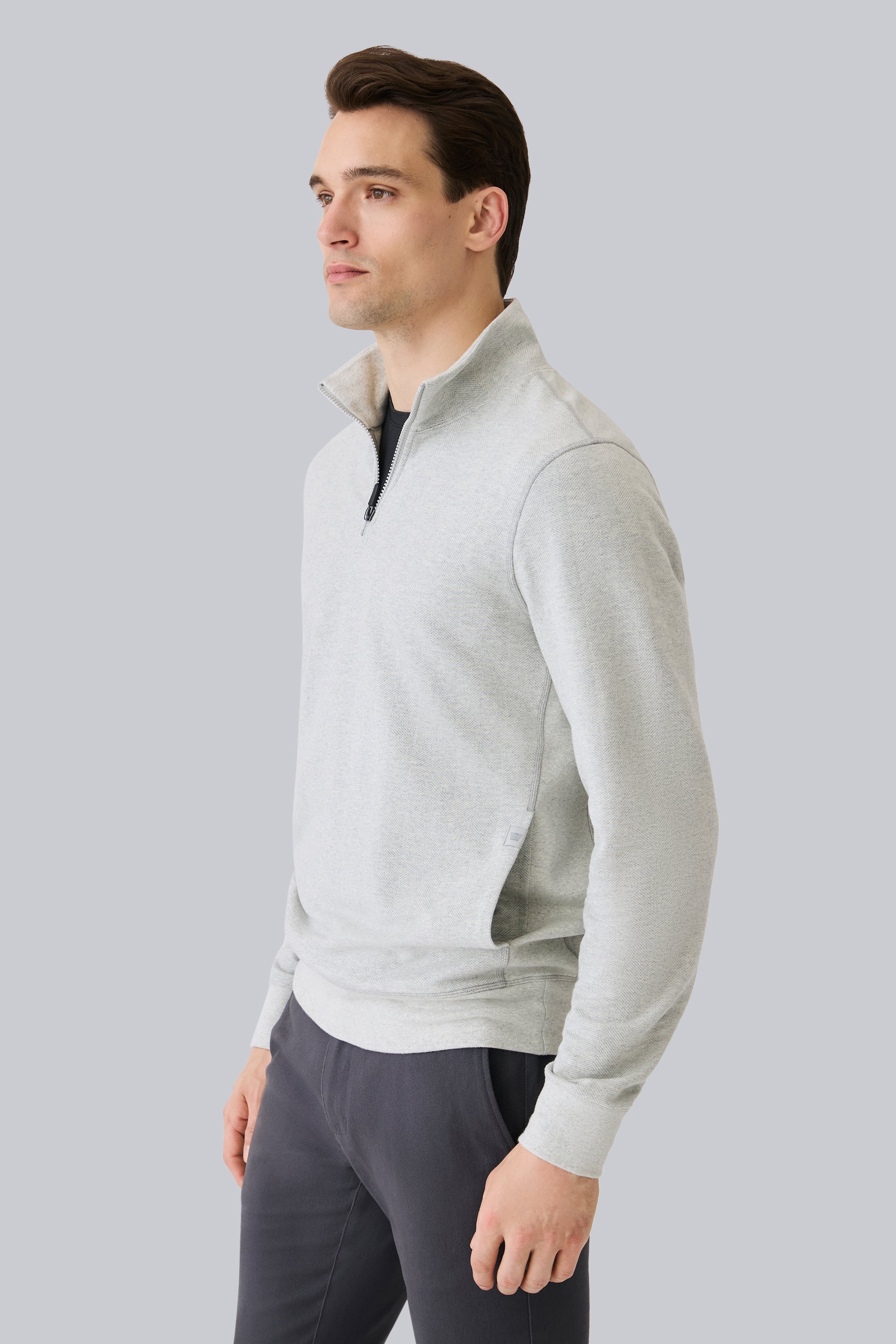 Mack Weldon ACE Quarter-Zip | Polished French Terry Pullover