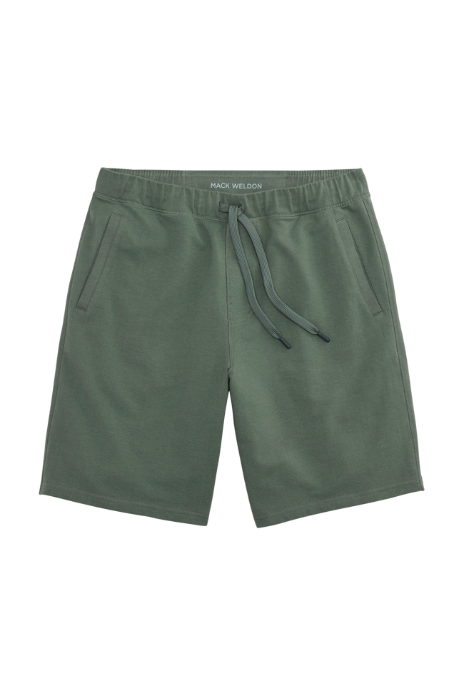 Front view of Ace Sweatshort 9" in Cactus