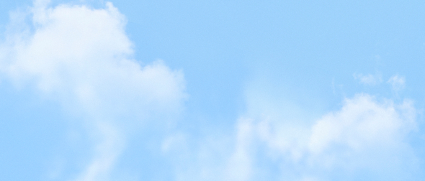 white and blue sky background