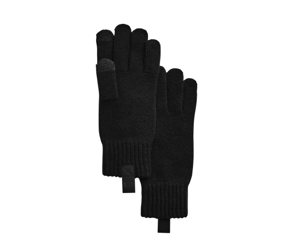 NWT shops Forte black cashmere tech gloves