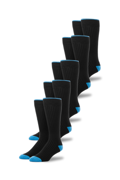 5-Pack Everyday Extended Crew Socks
