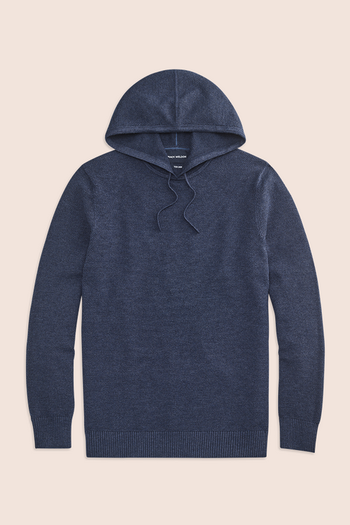 Front laydown of Tech Linen Hoodie