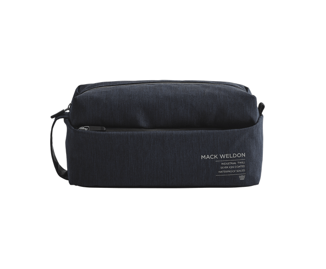 Navy Heather | Front view of Ion Travel Kit in Navy Heather