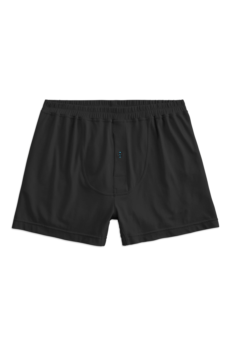 18Hour Jersey Knit Boxer True Black Mack Weldon