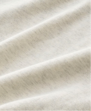 Close up of Linen Jersey Crew Neck T-Shirt material