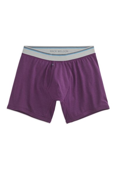 Fig Pudding | Front view of 18-Hour Boxer Briefs in Fig Pudding