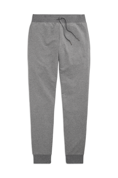Front view of Ace Relaxed Sweatpant in Grey Heather