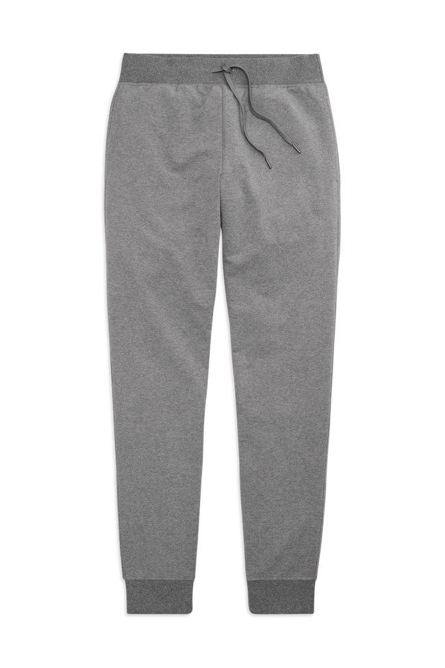 Front view of Ace Relaxed Sweatpant in Grey Heather