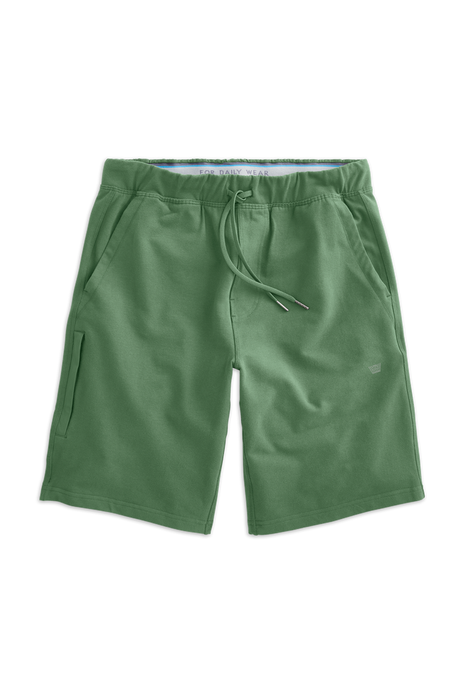 Yew | Front view of Ace Sweatshort in Yew
