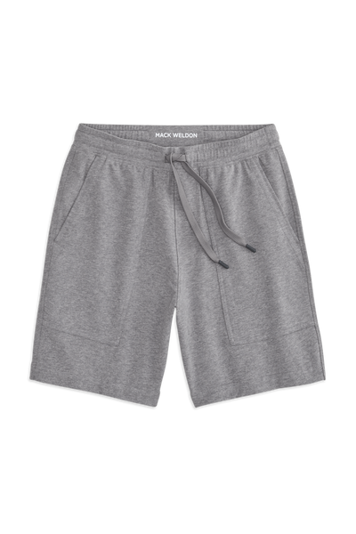 Front view of Ace Carpenter Short in Grey Heather