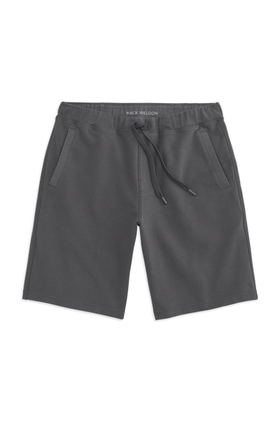 Front view of ACE Sweatshort 9” in Asphalt