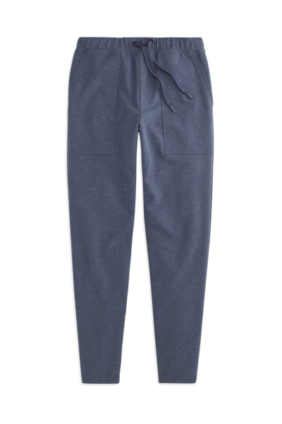 Front view of Ace Carpenter Sweatpant in Navy Heather