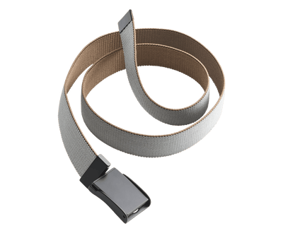 Monument / Walnut | Front view of Covert Belt in Monument / Walnut