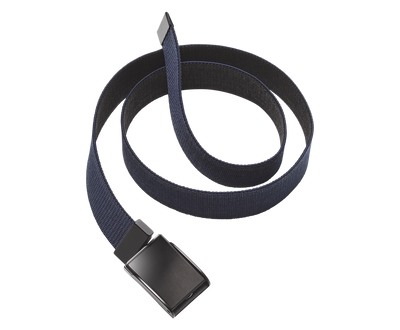 True Navy / True Black | Front view of Covert Belt in True Navy / True Black